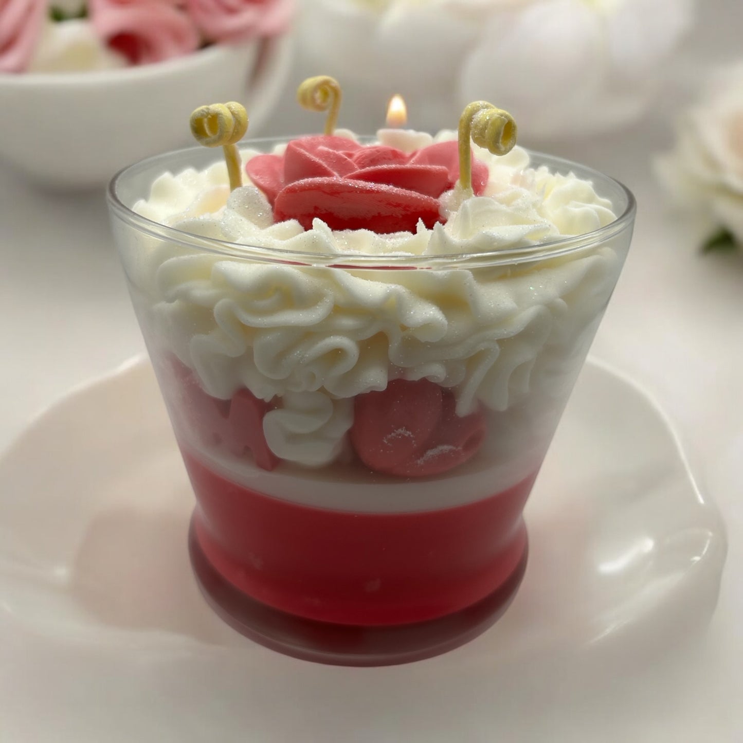 Mothers day candle- spells I love you