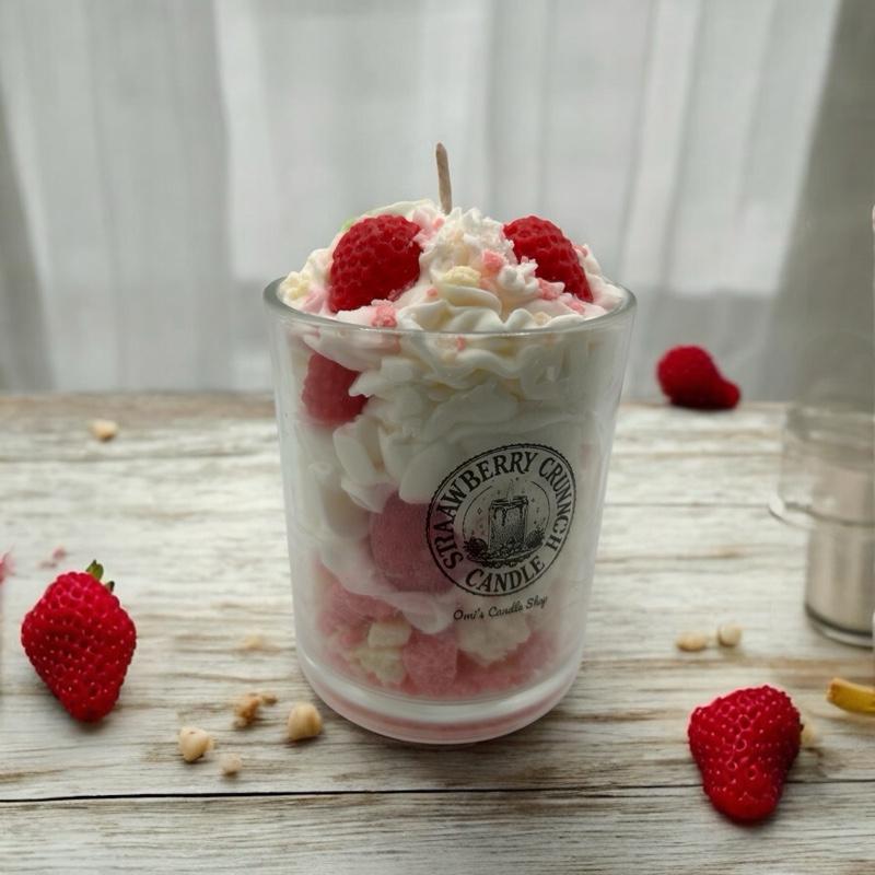 Dessert candle collection-Soy candles Smell Amazing- long burn time