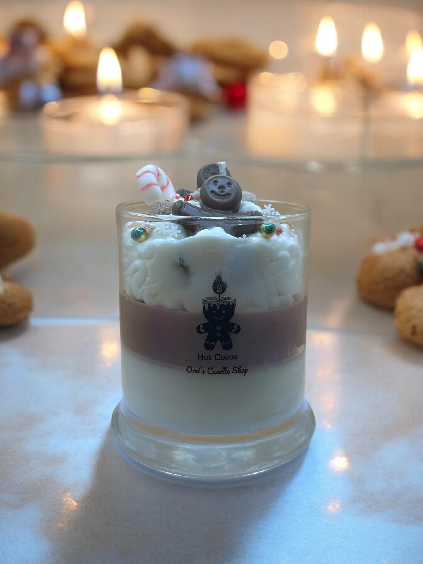 Gingerbread candle with real money inside 1-100! Perfect suprise gift or present