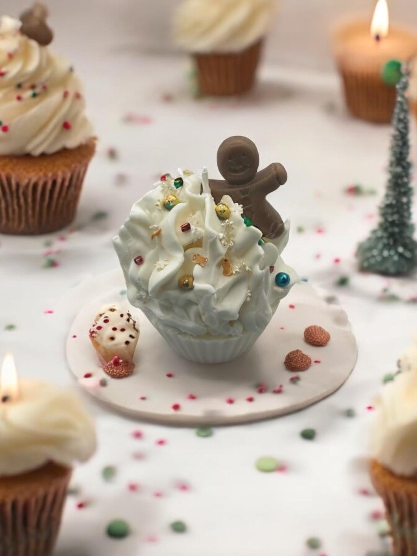 Cupcake candles with surprise ring or necklace inside!