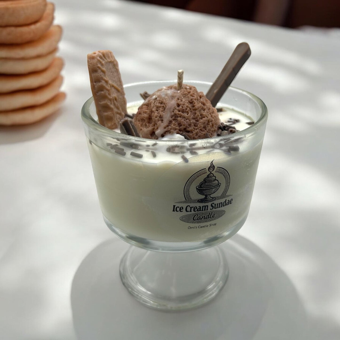 Ice cream sundae candle - amazing scents