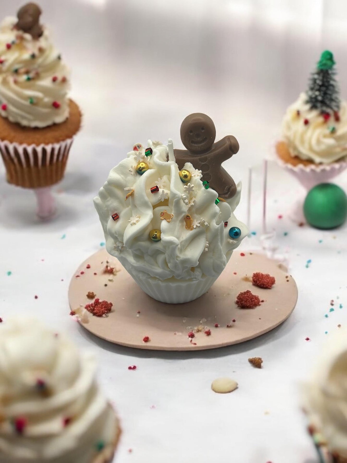 Cupcake candles with surprise ring or necklace inside!
