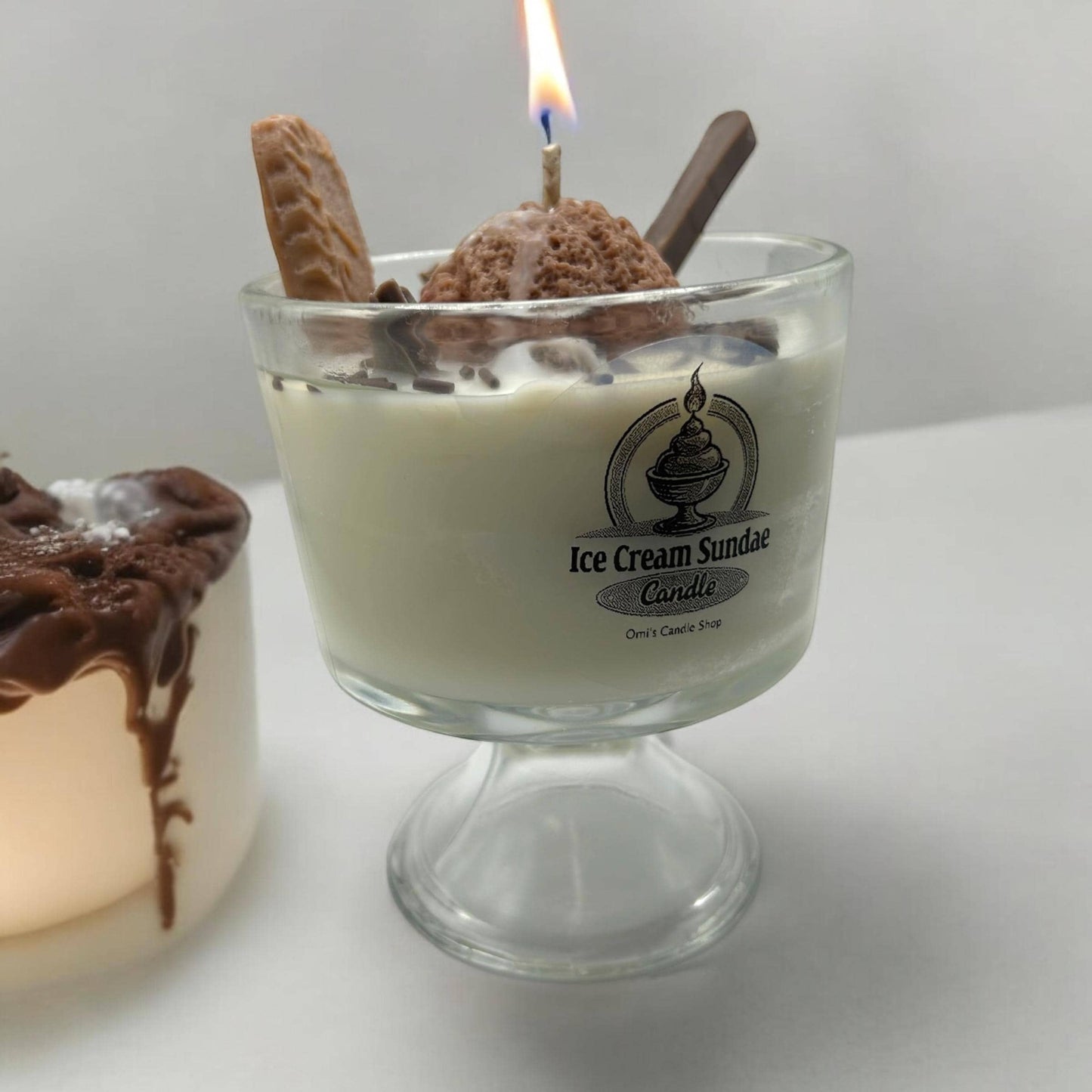 Ice cream sundae candle - amazing scents