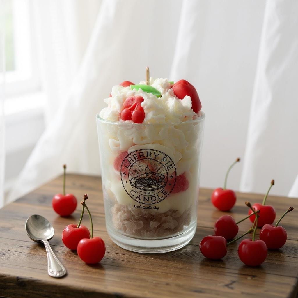 Dessert Soy Candle – Hand-Poured, Gourmet Scents