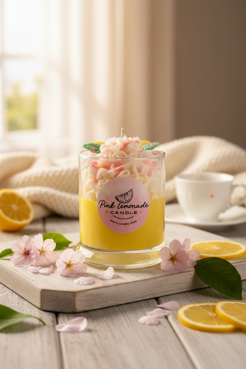 Pink Lemonade Candle