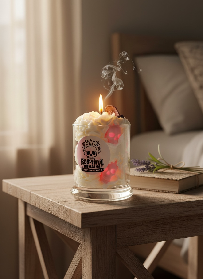BOO-tiful Remains Spooky Season Candle