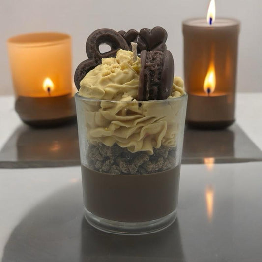 Salted Caramel Candle- smells amazing-long burn time