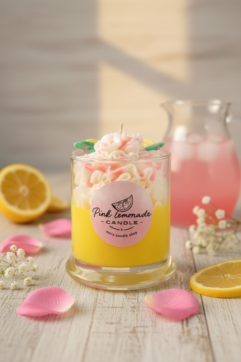 Pink Lemonade Candle