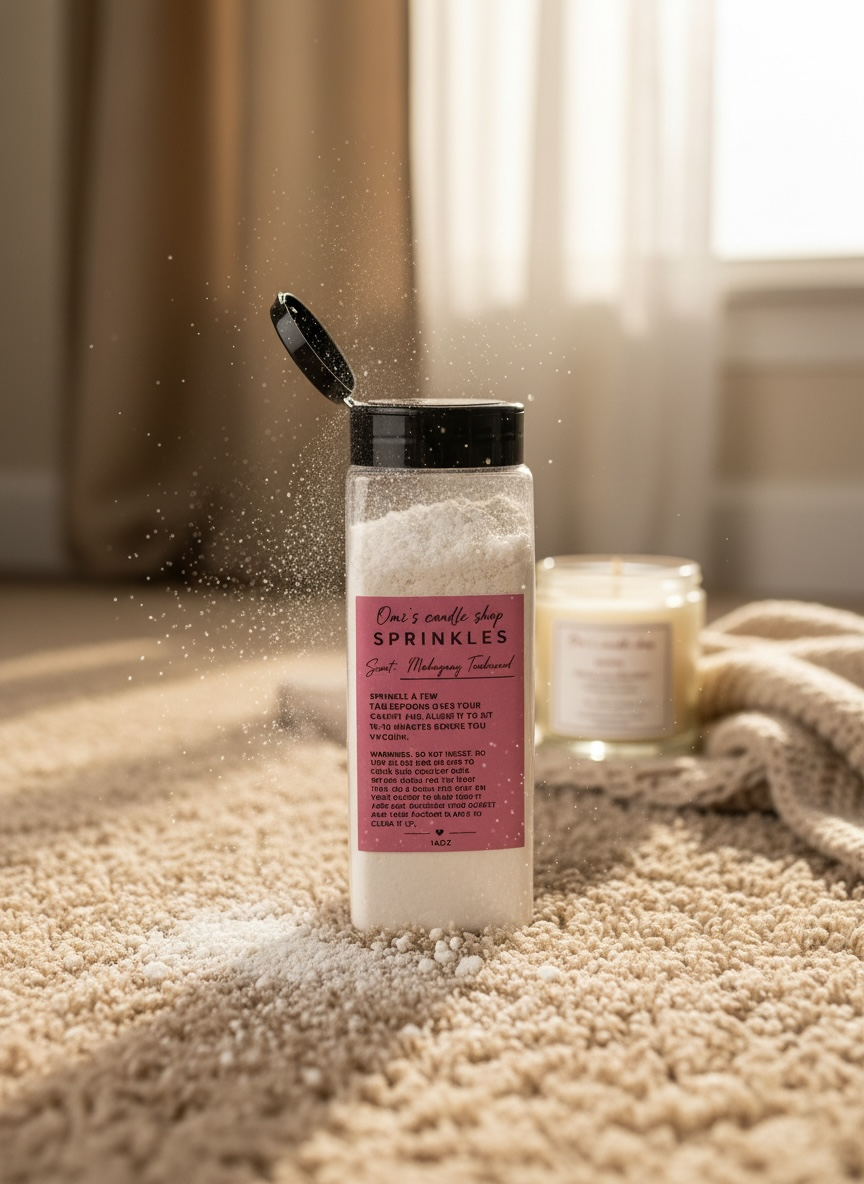 16 oz Carpet Freshener-Deodorizer, Luxury Fragrances (Fresh Lilies, Mahogany Teakwood, Vanilla Sandalwood for Household Home Upholstery, Artistic Fabric
