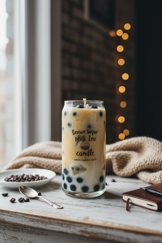 Brown Sugar Milk Tea Boba Candle
