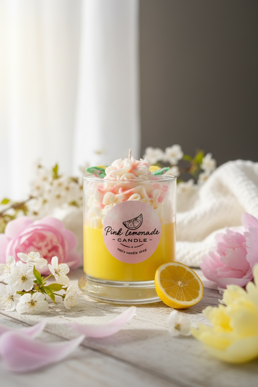 Pink Lemonade Candle