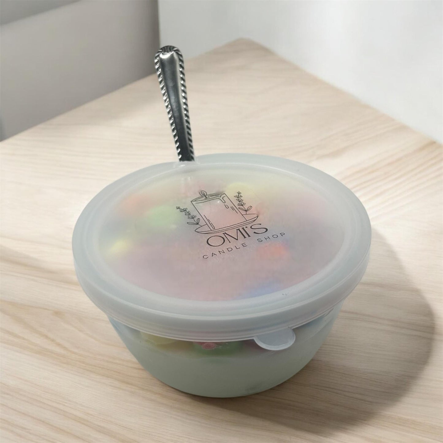 Fruit loops cereal candle