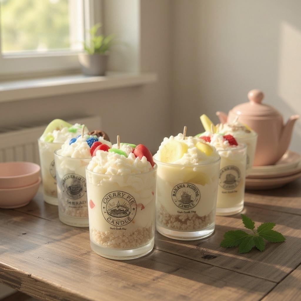 Dessert Soy Candle – Hand-Poured, Gourmet Scents